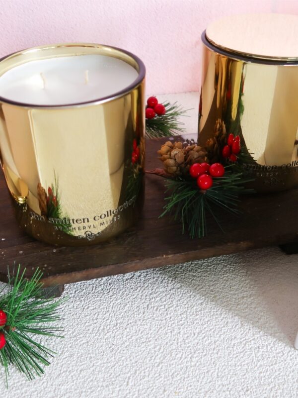 "Rudolph"- Candy Cane | Peppermint | Sleigh Bells 12oz Coco-Beeswax Candle