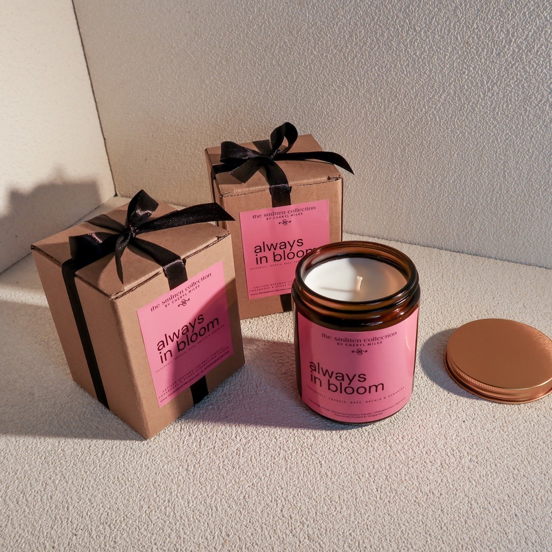 "Always in Bloom"- Patchouli, Freesia, Rose, Orchid & Sunshine | Artisan Beeswax-Coconut Candle, 8oz - Image 6