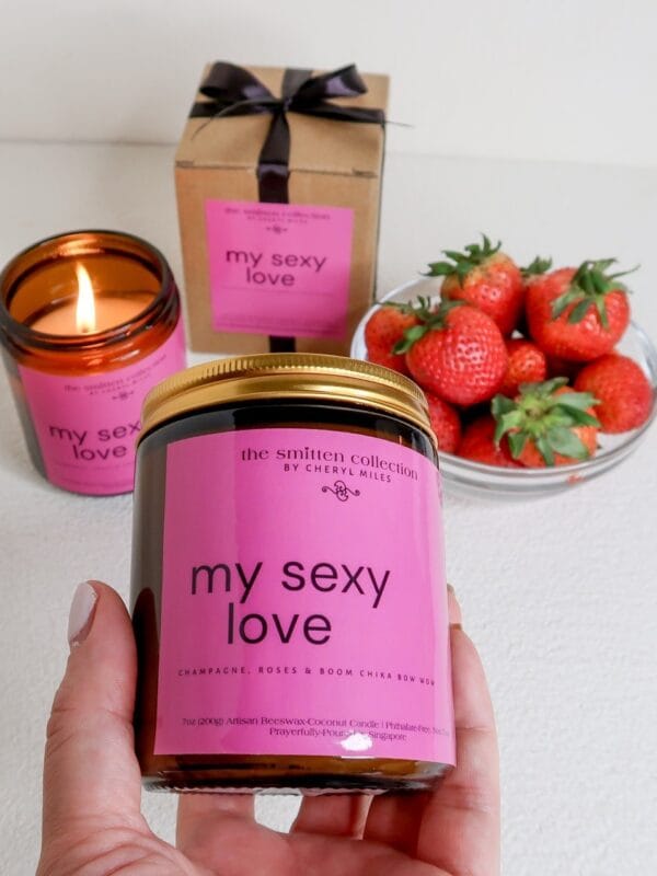 sexy love_beeswax coconut candle_amber jar 3